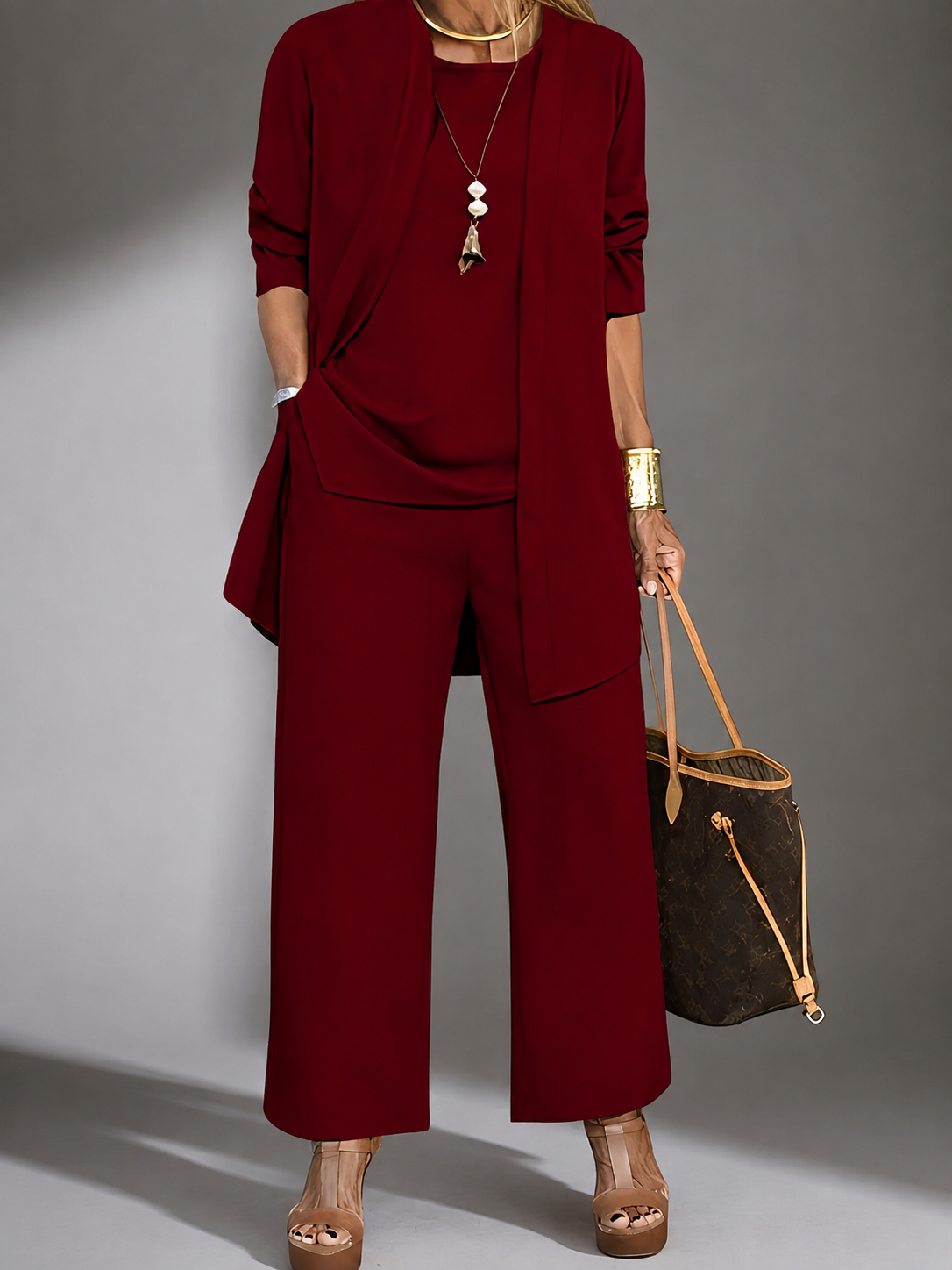 Shaughnessy Three-Piece Knit Set