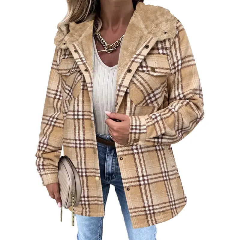 Granville Sherpa-Lined Plaid Shacket