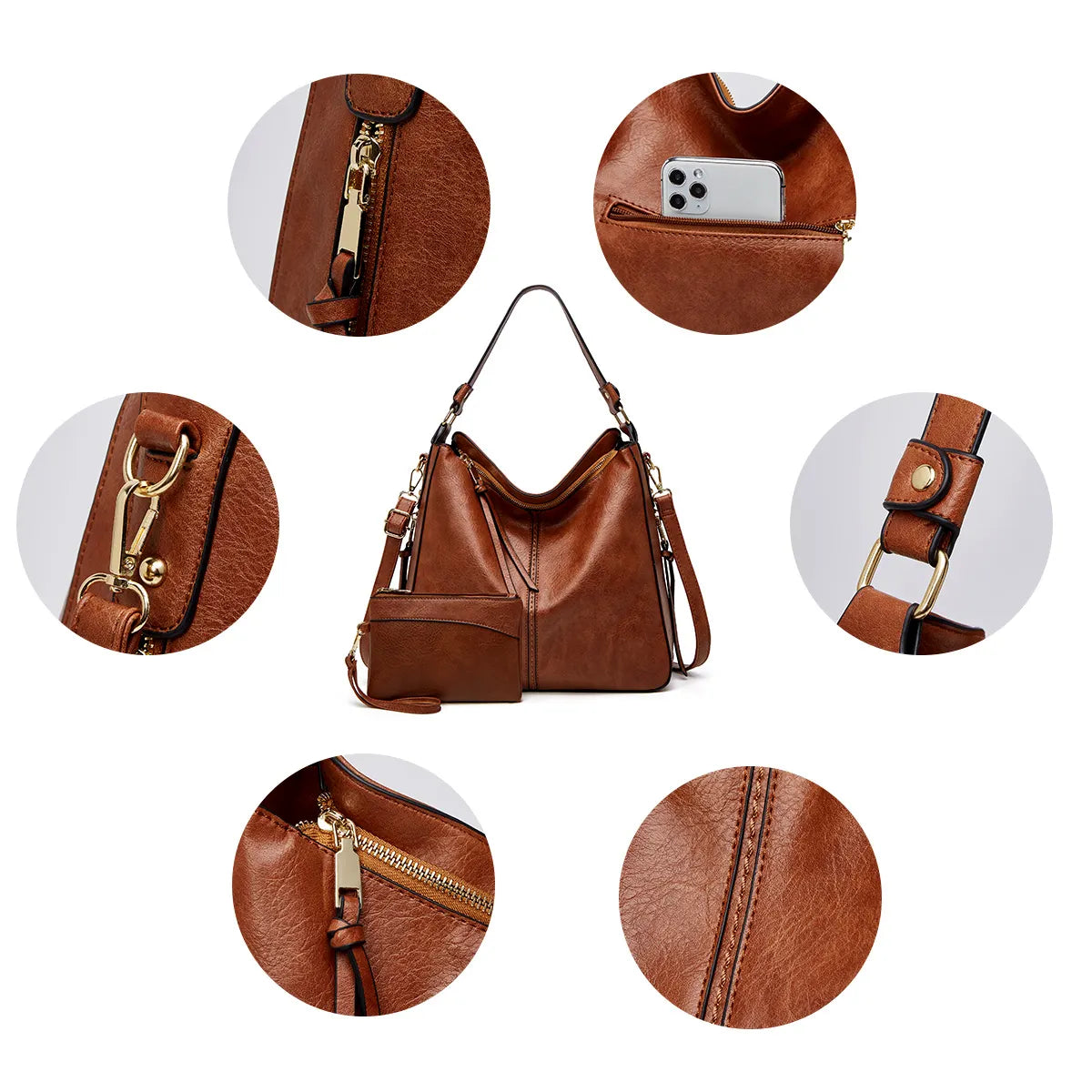 Dunbar Convertible Vegan Leather Handbag