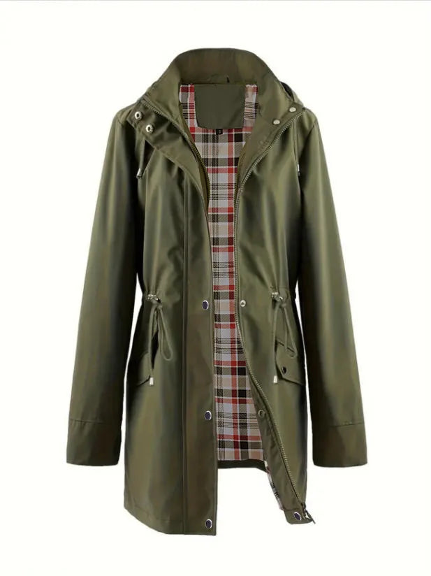 Gastown Tartan-Lined Rain Parka