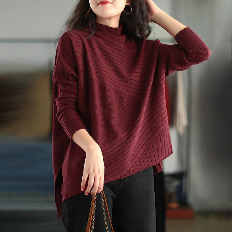 Solid Knit Sweater Top