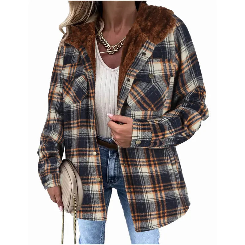 Granville Sherpa-Lined Plaid Shacket