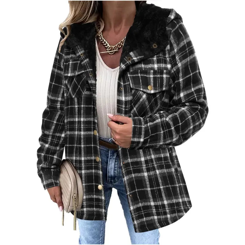 Granville Sherpa-Lined Plaid Shacket