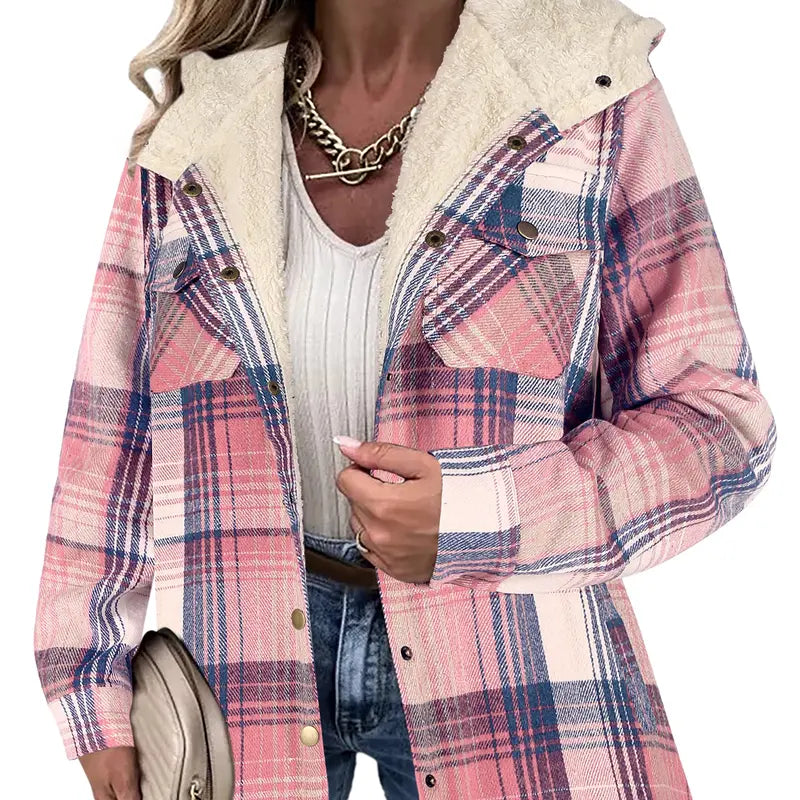 Granville Sherpa-Lined Plaid Shacket