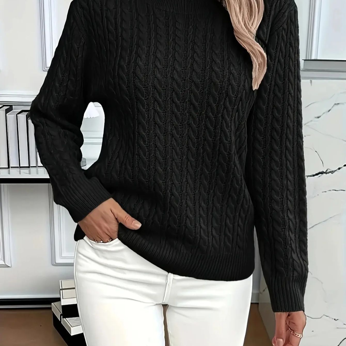 Gastown Cable Knit Sweater