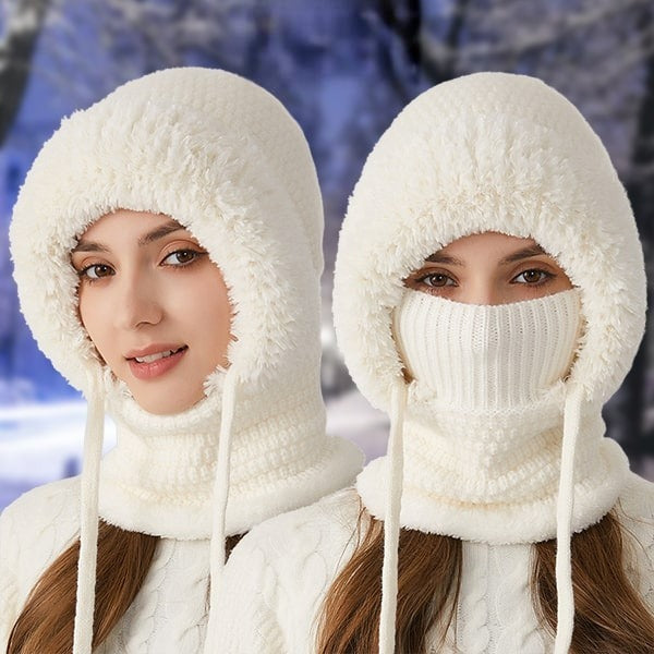 Grouse 4-in-1 Fleece-Lined Beanie Scarf