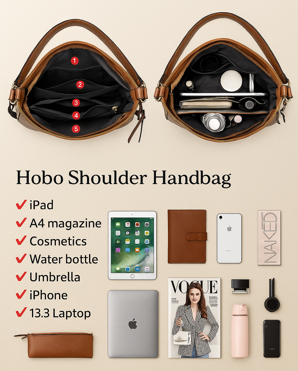 Dunbar Convertible Vegan Leather Handbag