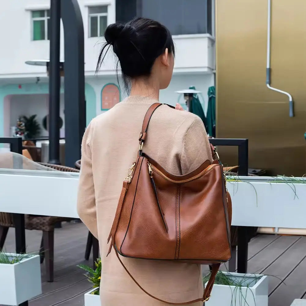 Dunbar Convertible Vegan Leather Handbag