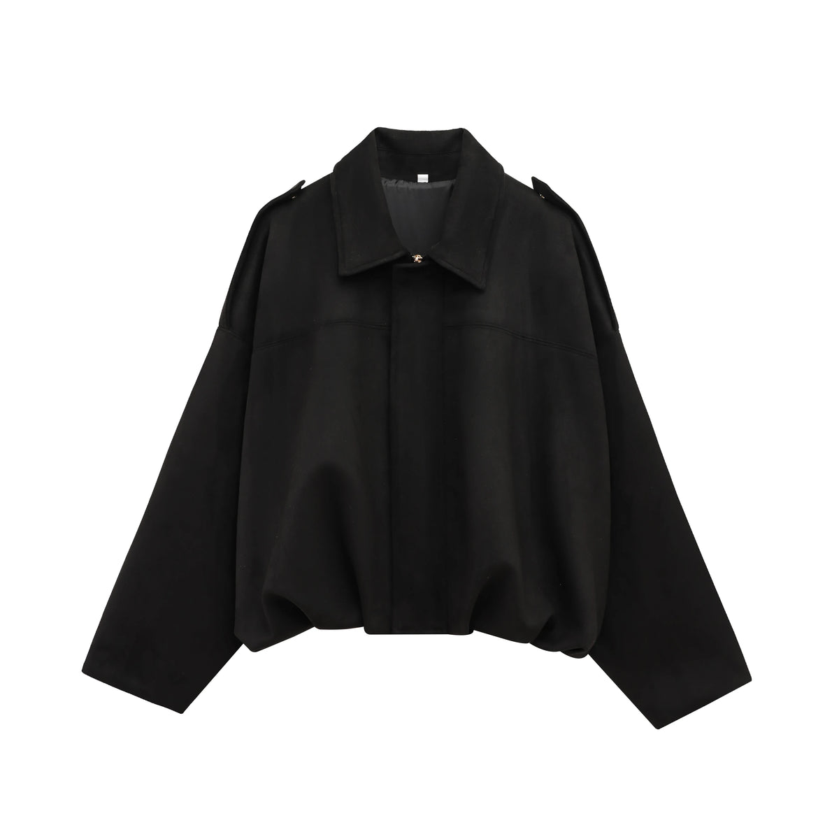 Railtown Cropped Suede Bomber