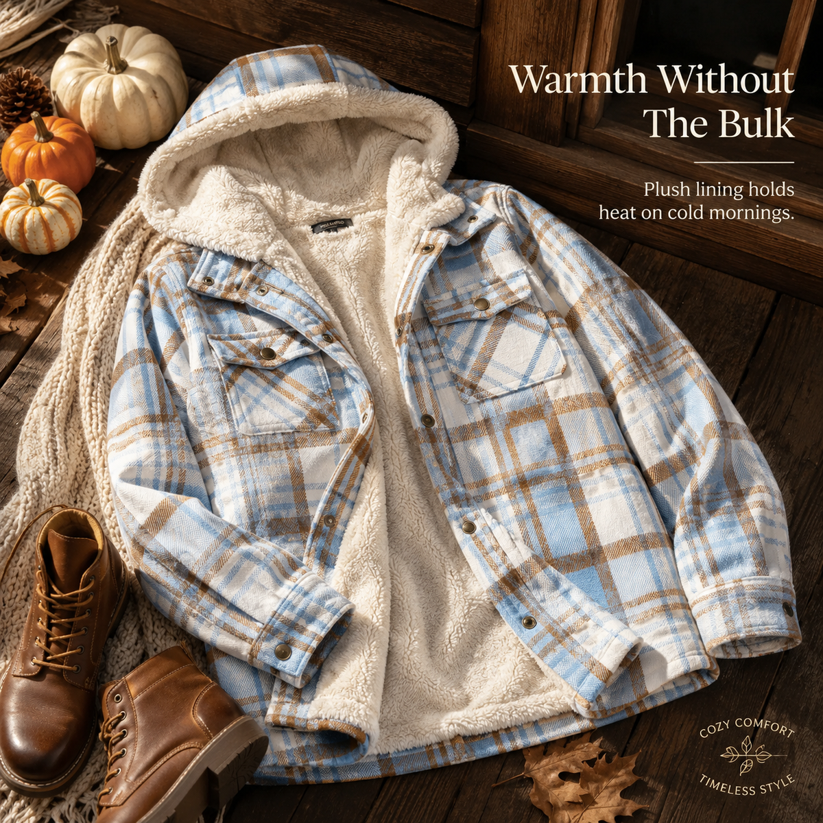 Granville Sherpa-Lined Plaid Shacket