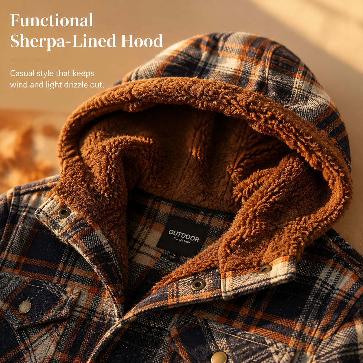 Granville Sherpa-Lined Plaid Shacket