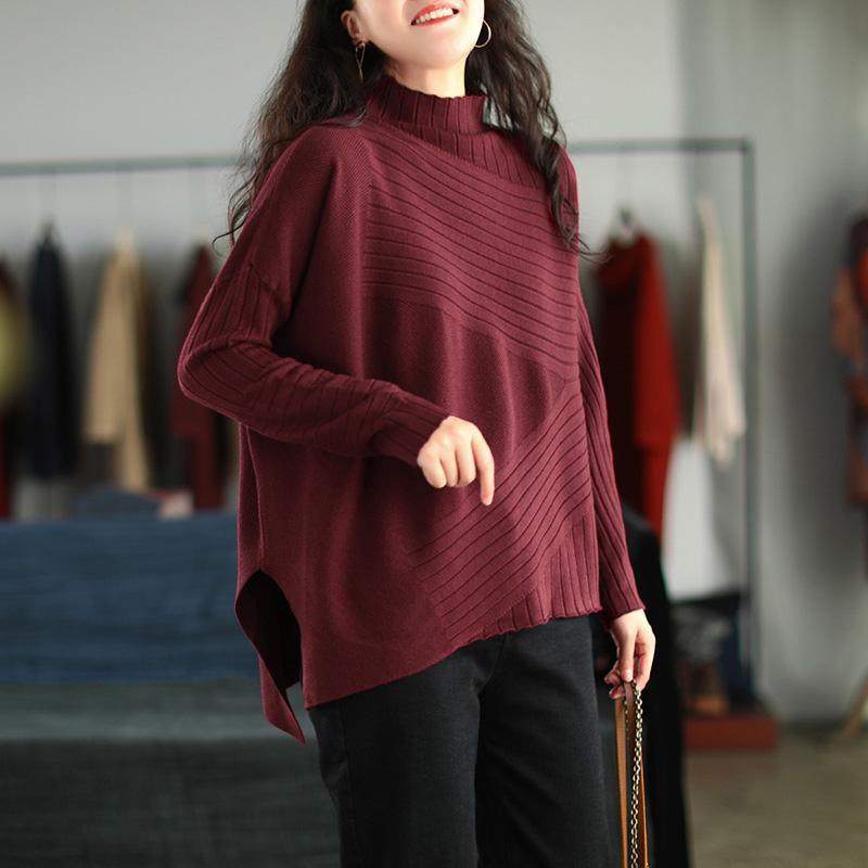 Solid Knit Sweater Top