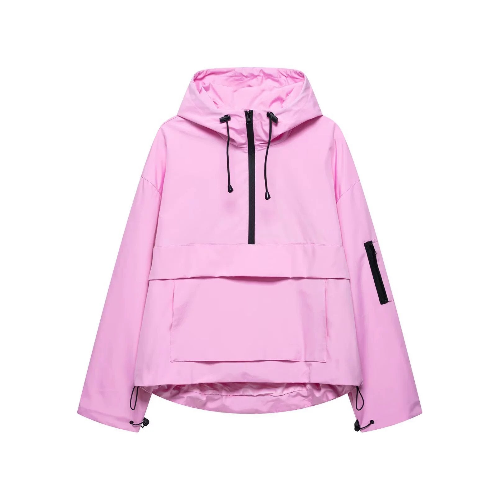 Waterproof Anorak Rain Jacket in Pink