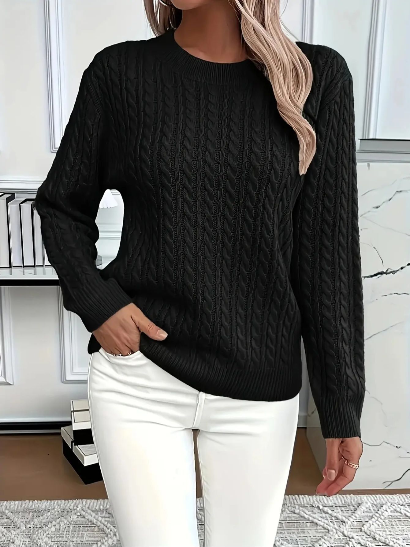 Gastown Cable Knit Sweater