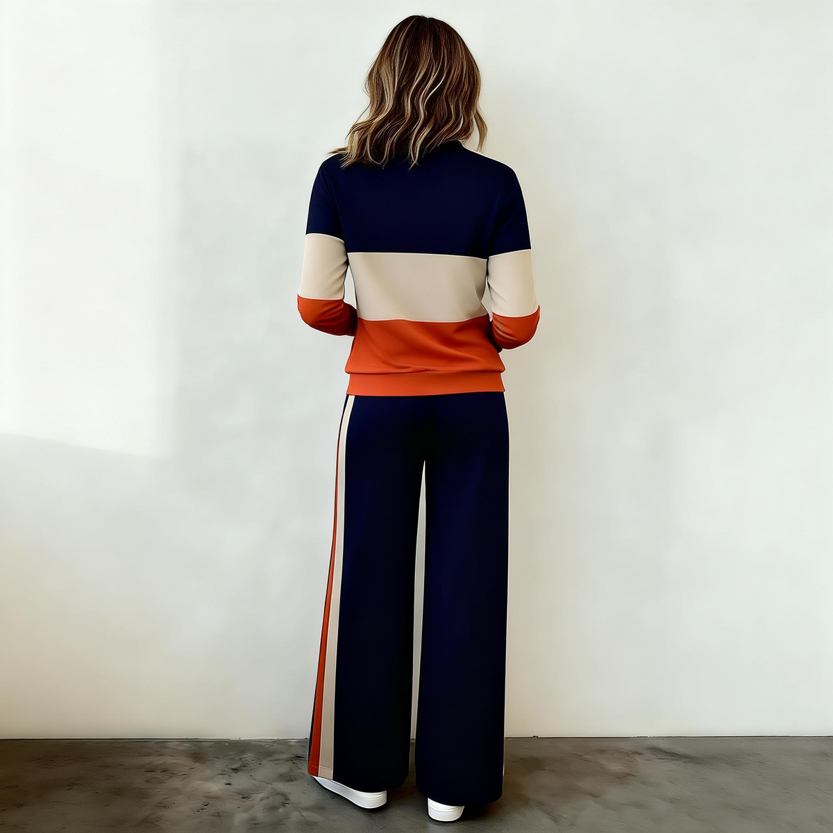 Comfy Zip Up Long Sleeve Two Piece Set