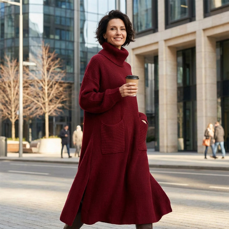 West End Turtleneck Sweater Dress