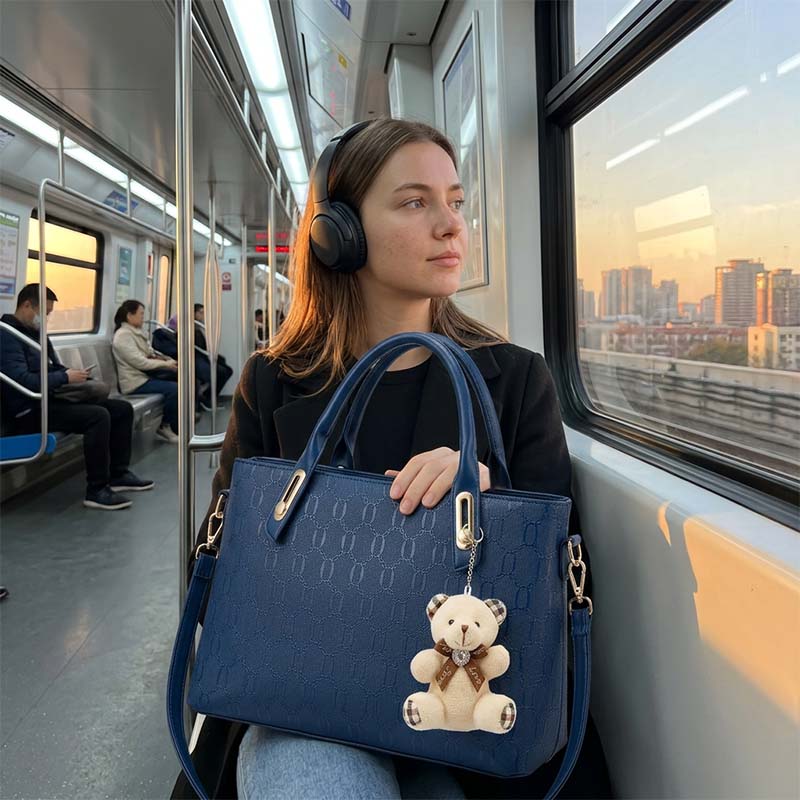 Yaletown 4-in-1 Leather Handbag Set