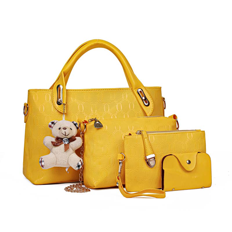Yaletown 4-in-1 Leather Handbag Set