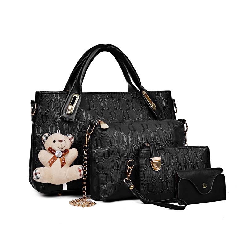 Yaletown 4-in-1 Leather Handbag Set