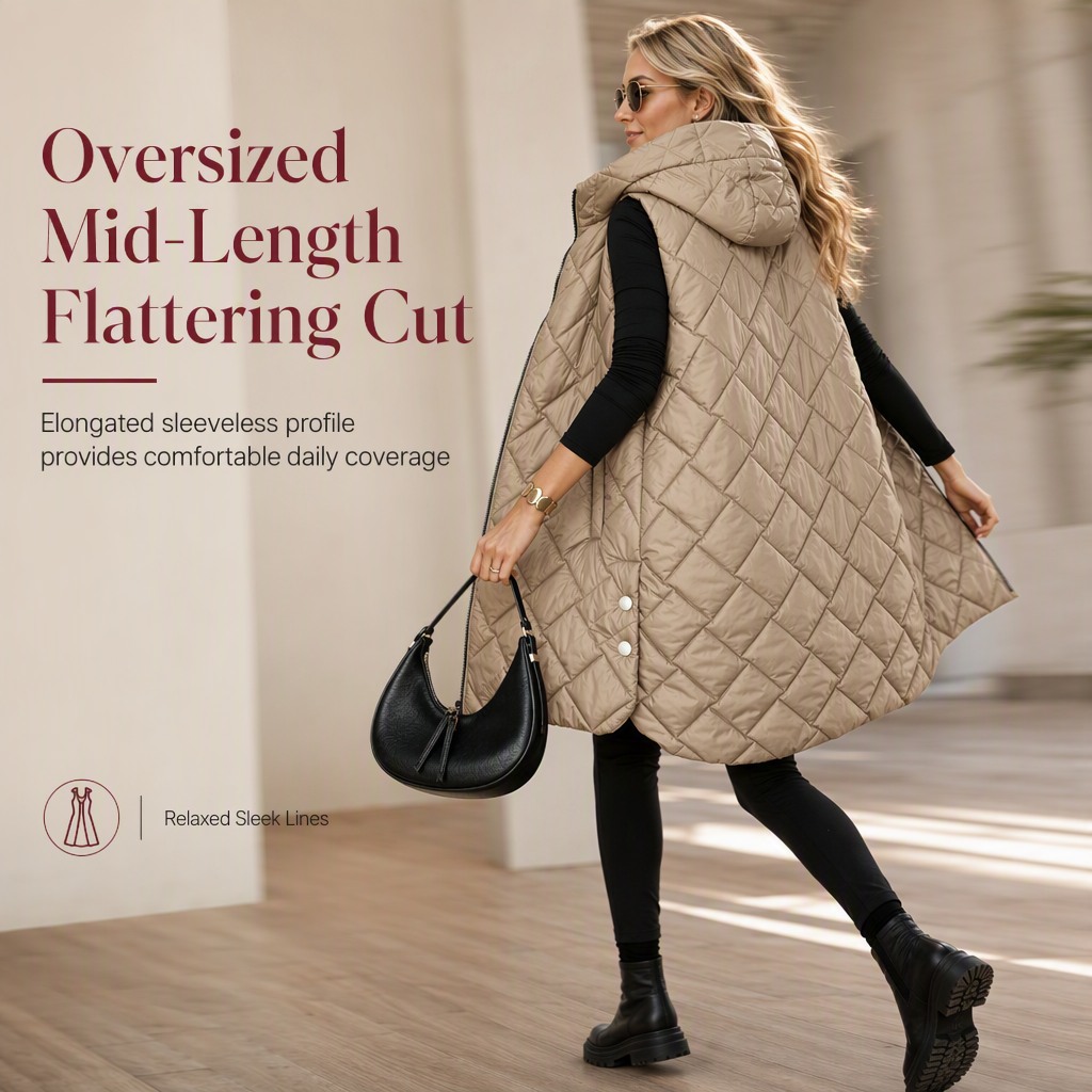 Arbutus Quilted Hooded Vest