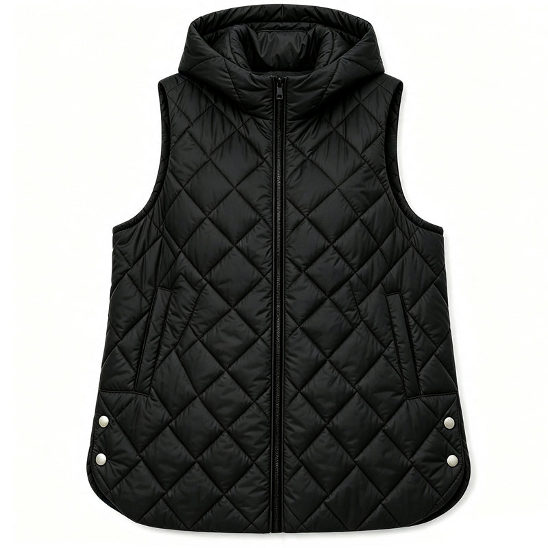 Arbutus Quilted Hooded Vest