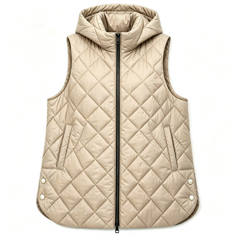 Arbutus Quilted Hooded Vest
